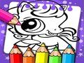 Logħba Littlest Pet Shop Kulur Ktieb  onlajn
