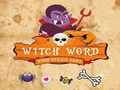 Logħba Witch Word Halloween Puzzle Game  onlajn