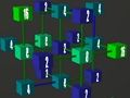 Logħba 2048 - 3d onlajn