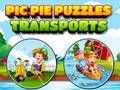 Logħba Pic Pie Puzzles Trasporti  onlajn