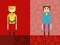 Logħba Stickman Steve vs Alex Nether onlajn