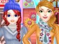 Logħba Fashion Xitwa Dress Up  onlajn