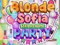 Logħba Blonde Sofia Ibqa 'f'Dar Party  onlajn