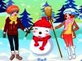 Logħba Kids u Snowman Dress Up  onlajn