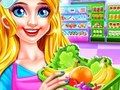 Logħba Tindif Girl Supermarket  onlajn