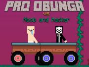 Logħba Pro Obunga vs Noob u Hacker  onlajn