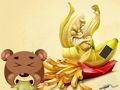 Logħba Banana Wallpaper Ħarba tal-Art  onlajn