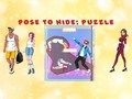 Logħba Poża Biex Taħbi Puzzle  onlajn