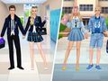 Logħba Kulleġġ Girl & Boy Makeover  onlajn