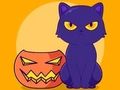 Logħba Ktieb tal-kulur: Halloween Cat  onlajn