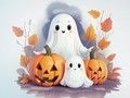 Logħba Ktieb tal-kulur: Halloween Ghosts  onlajn