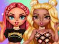 Logħba Rainbow Girls Dress Up Isfida  onlajn