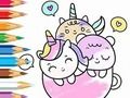 Logħba Ktieb Kulur: Tazza Ta Unicorn  onlajn
