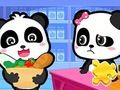 Logħba Puzzle Jigsaw: Supermarket Baby Panda onlajn