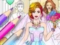 Logħba Tieġ Kulur Dress Up Game  onlajn