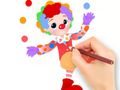 Logħba Ktieb tal-Kulur: Clown Umoristiku  onlajn
