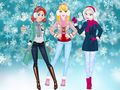 Logħba Princesses Winter Spree onlajn