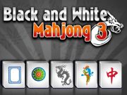 Logħba Mahjong iswed u abjad 3  onlajn