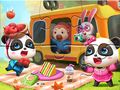 Logħba Jigsaw Puzzle: Picnic Panda Little onlajn