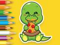 Logħba Ktieb tal-kulur: Dinosaurs bil-ġuħ  onlajn