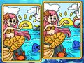 Logħba Mermaids Issib Id-Differenzi  onlajn