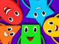 Logħba Kids Quiz: Shaps ikkuluriti  onlajn