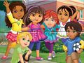 Logħba Jigsaw Puzzle: Dora Fil-Belt  onlajn