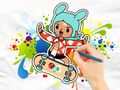 Logħba Ktieb tal-kulur: Toca Boca Skateboard onlajn Logħba Ktieb tal-kulur: Toca Boca Skateboard onlajn