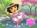 Logħba Puzzle Jigsaw: Dora Lake Dance onlajn
