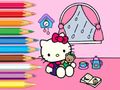 Logħba Ktieb tal-Kulur: Hello Kitty Rainy Day  onlajn