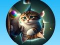 Logħba Round Jigsaw Puzzle Iġbor Stampi bi Qtates Ħelu  onlajn