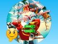 Logħba Round jigsaw Puzzle Iġbor stampi umoristiċi tal-Milied  onlajn