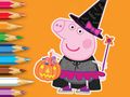 Logħba Ktieb tal-kulur: Peppa Pig Halloween  onlajn