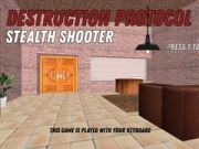 Logħba Qerda Protokoll Stealth Shooter  onlajn