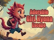 Logħba Adorable Girl Hyena Escape onlajn