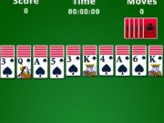 Logħba Solitaire Spider  onlajn