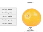 Logħba Orange Frott Clicker  onlajn