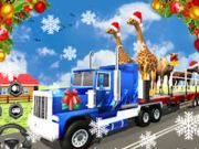 Logħba Trakk tat-Trasportatur tal-Annimali tal-Milied onlajn Logħba Trakk tat-Trasportatur tal-Annimali tal-Milied onlajn