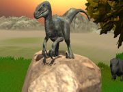 Logħba Dino Simulatur City Attack  onlajn