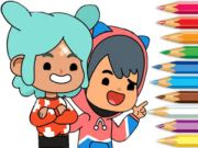 Logħba Ktieb tal-kulur: TOCA Boca Friends onlajn Logħba Ktieb tal-kulur: TOCA Boca Friends onlajn