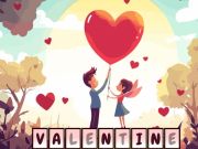 Logħba Alphawords moħbija ta 'San Valentinu  onlajn