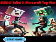 Logħba Skibidi Tojlit X Minecraft Tug War  onlajn