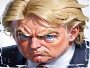 Logħba Wars Face Funny Trump vs Kim  onlajn
