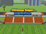 Logħba Stickman Sniper Western Gun onlajn