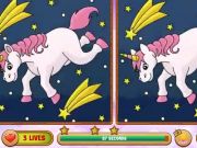 Logħba Unicorn issib id-differenzi  onlajn
