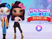 Logħba Kitty Squad Winter Dress Up Up  onlajn