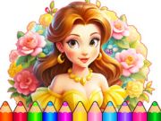 Logħba Ktieb tal-kulur: Dress up tal-fjuri  onlajn