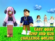 Logħba Faċli OBBY Jump and Run Challenge Online  onlajn