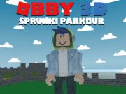 Logħba OBBY 3D Sprunki Parkour  onlajn