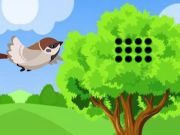 Logħba Sparrow jiltaqa 'ma' buddies crow  onlajn
